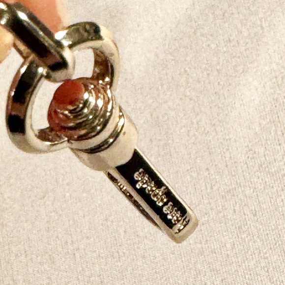 KATE SPADE Polished Silver Swivel Clip Hook for Purse Fob Keys Accessory! - Picture 3 of 5